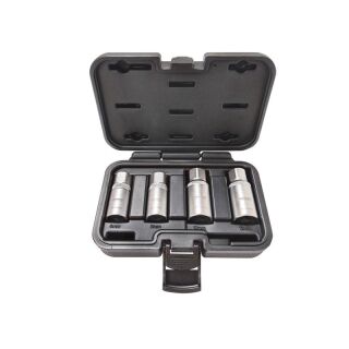 PROJAHN 1/2" (12.5mm) Steckschlüssel-Satz für Gewindestangen, Stockschrauben und Stehbolzen M6-M8-M10-M12 4-teilig