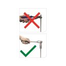 PROJAHN 1/2" (12.5mm) Steckschlüssel-Satz für Gewindestangen, Stockschrauben und Stehbolzen M6-M8-M10-M12 4-teilig