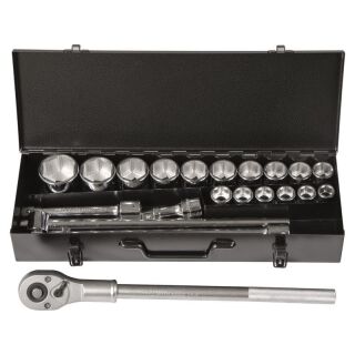 PROJAHN 3/4" professional Steckschlüssel-Koffer 21-teilig