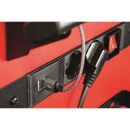 PROJAHN Werkstattwagen UNIVERSE mit Elektroverteiler mit 7 Schubfächern Rot