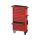 PROJAHN Bestückter Werkstattwagen UNIVERSE + Werkstattwagenaufsatz UNIVERSE + Dosenhalter + Papierrollenhalter + 415-tlg. Bestückung Rot
