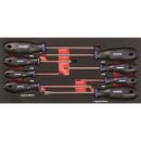 roller cabinet UNIVERSE + E-Power + topcase UNIVERSE + can holder + paper roll holder + 379pcs blue