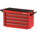topcase for roller cabinet UNIVERSE 4 drawers red