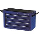 topcase for roller cabinet UNIVERSE 4 drawers blue