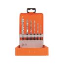 Wood drill bit set hexagonal shank E 6.3  6pcs