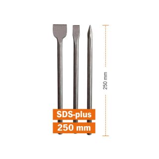 Chisel Set ECO 3pcs. SDS-plus