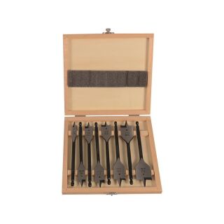 Flat bit set 8 pcs 12-16-18-20-22-25-28-32 mm