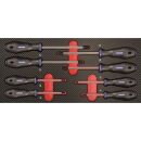 roller cabinet GALAXY + topcase GALAXY + can holder + paper roll holder + 379pcs red/anthracite