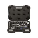 1/2" proficraft socket set  22pcs 72 teeth ratchet