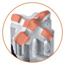 SDS-plus Drill Bits Set 5pcs 1 x 83124504, 1 x 83144504, 1 x 83164514, 1 x 831610004 1 x 83204504