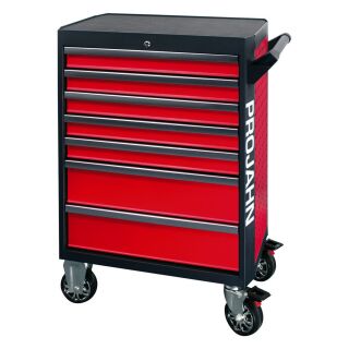 roller cabinet GALAXY with 7drawers - 320pcs red/anthracite