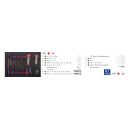 roller cabinet GALAXY with 7drawers - 229pcs proficraft red/anthracite