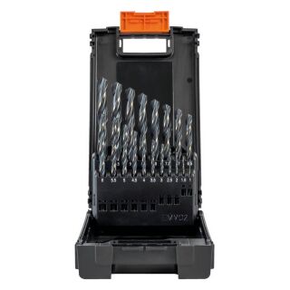 Drill bit set HSS-R SPEEDPOWER 1-10 mm - 19 pcs. in plastic box