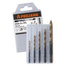 Set DIN338 HSS-Co5% PROSTEP 5pcs Ø 3 – 4...