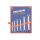 Flair nut wrench set metric 6pcs 8 x 10 - 9 x 11 - 12 x 14 - 13 x 15 - 17 x 19 - 22 x 24 mm