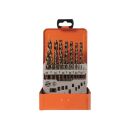 Twist drill set HSS-Co 1-10/0,5 mm 19pcs., Typ N, BASIC
