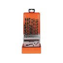 PROJAHN Metallkassette DIN 340 HSS-G ECO 19tlg 1-10/0,5 mm - extra lang