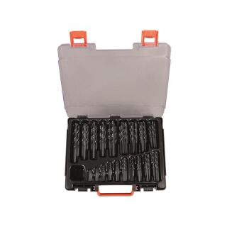 Twist drill set plastic HSS-R 1-10/0,5 mm 170pcs ECO