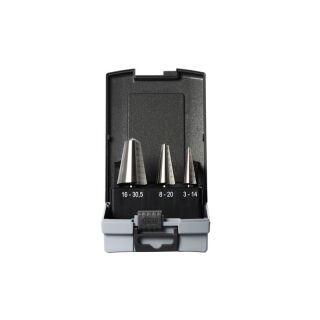 Sheet and tube drill bit set HSS-Co 5% 3 pcs. Size 1-2-3 / Ø 3.0 - 30.5 mm