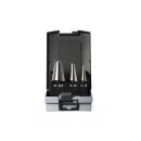 Sheet and tube drill bit set HSS-Co 5% 3 pcs. Size 1-2-3...