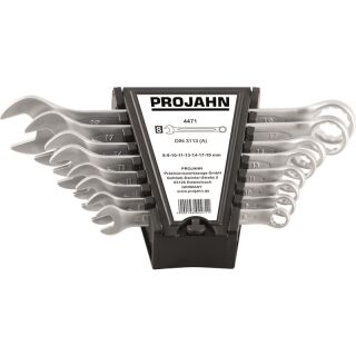 PROJAHN Gabelringschlüssel Set 8tlg 8 - 9 - 10 - 11 - 13 - 14 - 17 - 19