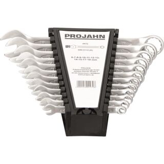 Combination wrench set  12pcs 6 - 7 - 8 - 9 - 10 - 11 - 12 - 13 - 14 - 15 - 17 - 19
