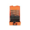 Twist drill set HSS-R DIN 338 1-10/0,5 mm 19pcs, BASIC...