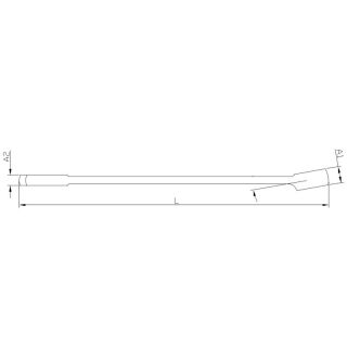 Projahn GearTech Ratschenschlüssel 21 Mm Flexibel - Umschaltung Links/rechts Durch Drehen, Verchromt