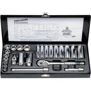 3/8" socket set inch 25pcs