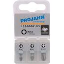 PROJAHN 3er Pack1/4" Bit Diamantbeschichtet L50 mm...
