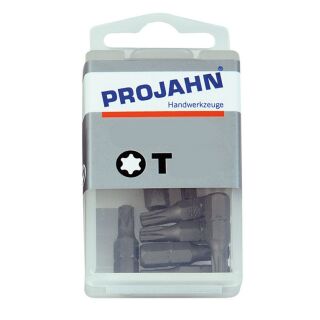 PROJAHN 10er Pack 1/4" Bit Länge 25 mm TX T5