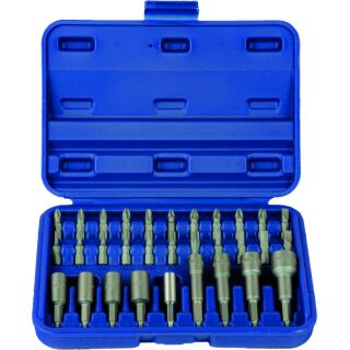 1/4" bit & nut setter box 31pcs