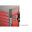 accessory roller with square hole perforation hook rack...