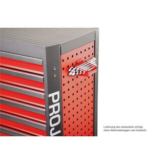 accessory roller with square hole perforation wrench holder red