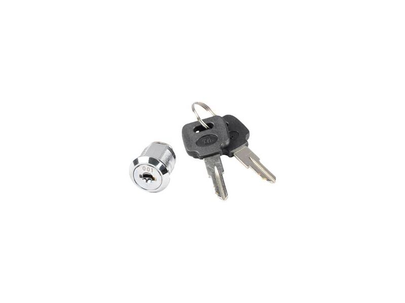 lock and key set with 2 keys No. 050 for tool chest beveled, 36,66