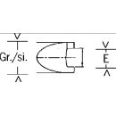 PROJAHN 1/4" Bit für 2-Loch/ Sneakeye / Spanner Schrauben - Größe 10