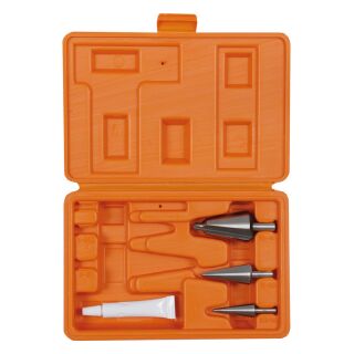 Sheet and tube drill bit set HSS-G 4pcs