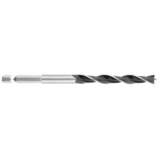 Wood twist drill bit ECO - Ø 4.0 mm with 6.35 mm [1/4"] hexagonal shank
