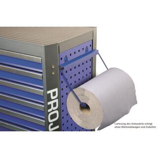 accessory roller cabinet GALAXY paper roll holder blue