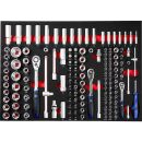 1/4" + 3/8" + 1/2" proficraft Dr. socket...