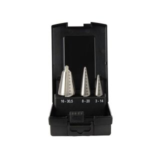 Sheet and tube drill bit-Set ECO HSS-G 3-pcs