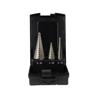 PROJAHN Stufenbohrer gerade Nut Set ECO HSS-G 3tlg