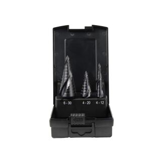 PROSTEP step drill bit HSS-G AlTiN Set 3-pcs