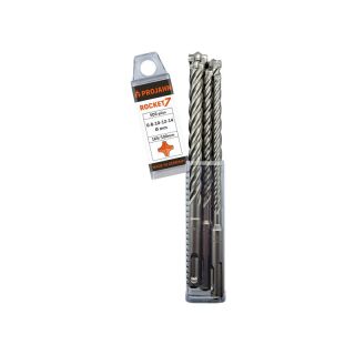 ROCKET 7 SDS-plus set 5 pcs. Ø 6-8-10-12-14x165 mm