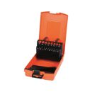 PROJAHN Kassette Kunststoff 19tlg. 1-10mm leer Farbe orange