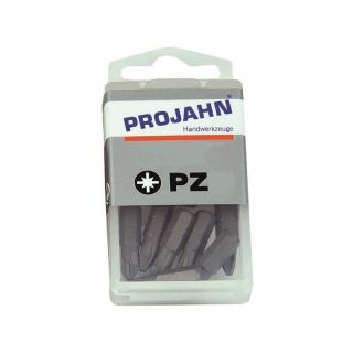 1/4" pozidriv bit No. 0  25 mm, 10pcs box