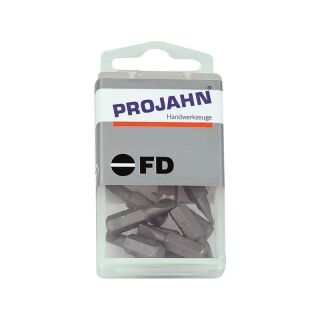 PROJAHN 10er Pack 1/4" Bit L25 mm Schlitz 8,0 x 1,6 mm