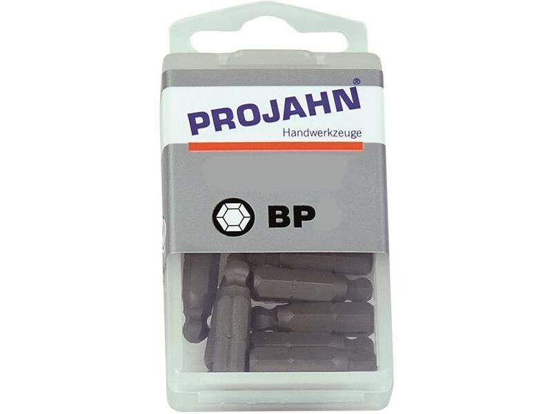 Projahn Schraubendreher-Bits 1/4 Zoll – Schlitz 6,5x1,2 Mm, 25 Mm Länge, 10er-Pack