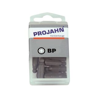 PROJAHN 1/4" Kugelkopf Bit L25 mm 2,5 mm 10er Pack