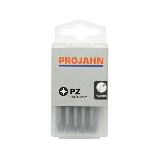 PROJAHN 1/4" Bit Länge 50 mm Pozidriv Nr 3 - 10er Pack